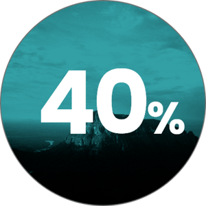 40%
